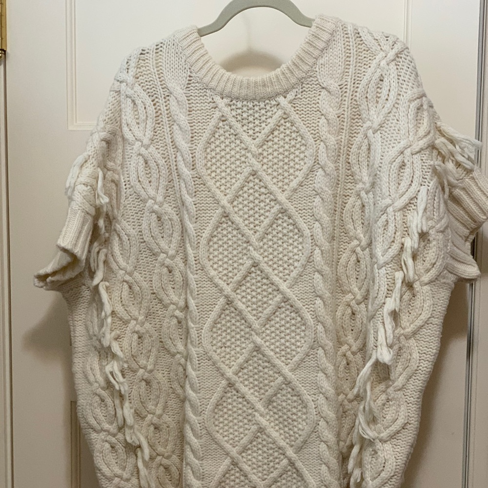 Maison Scotch Cream Short sleeve sweater
